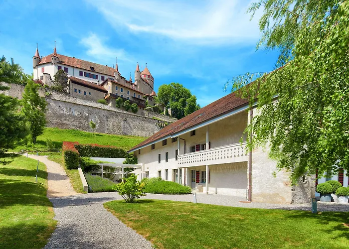 酒店 La Ferme Du Chateau Lucens